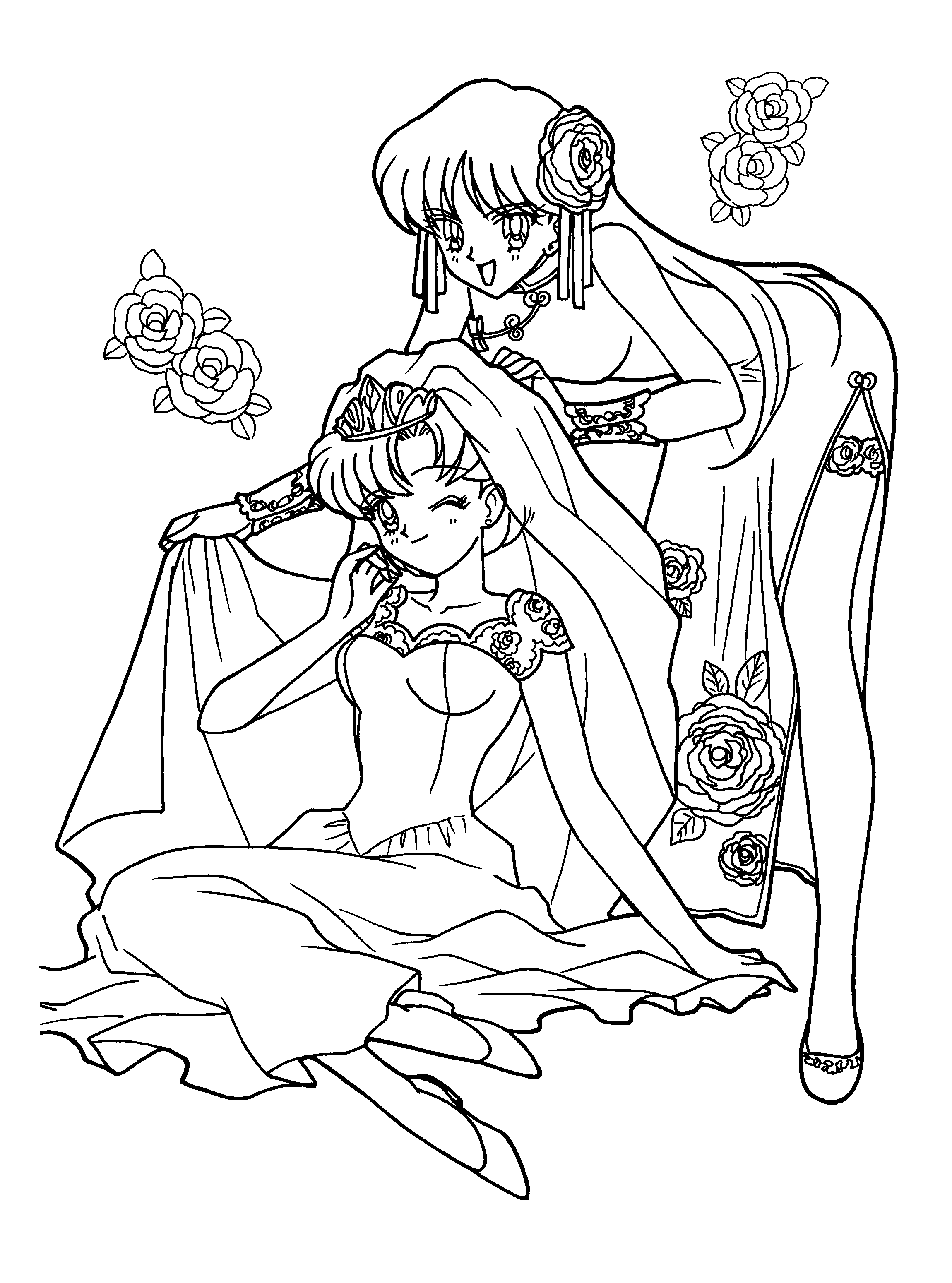 sailor moon coloring pages characters - photo #23