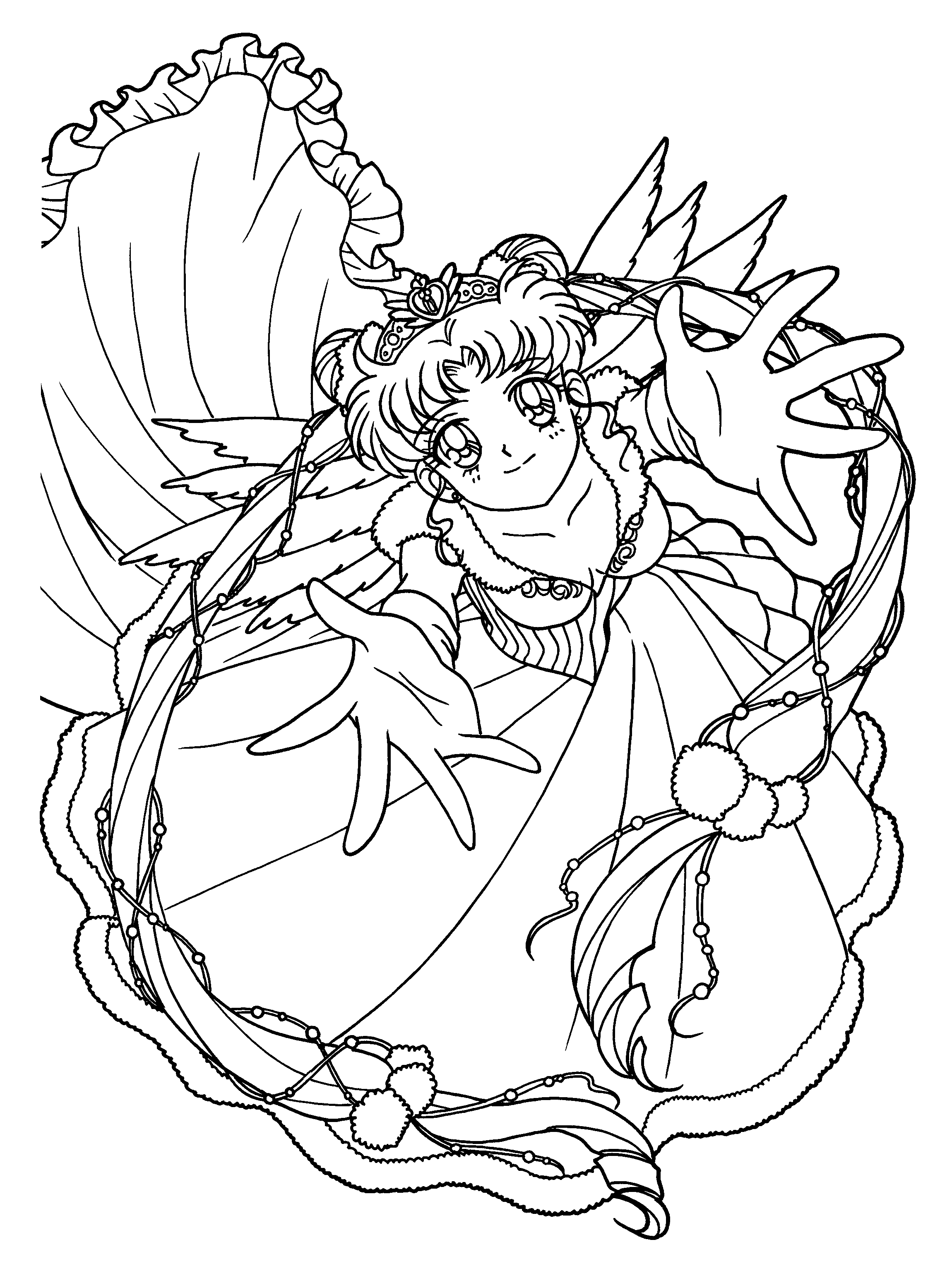 sailor moon coloring pages free - photo #29