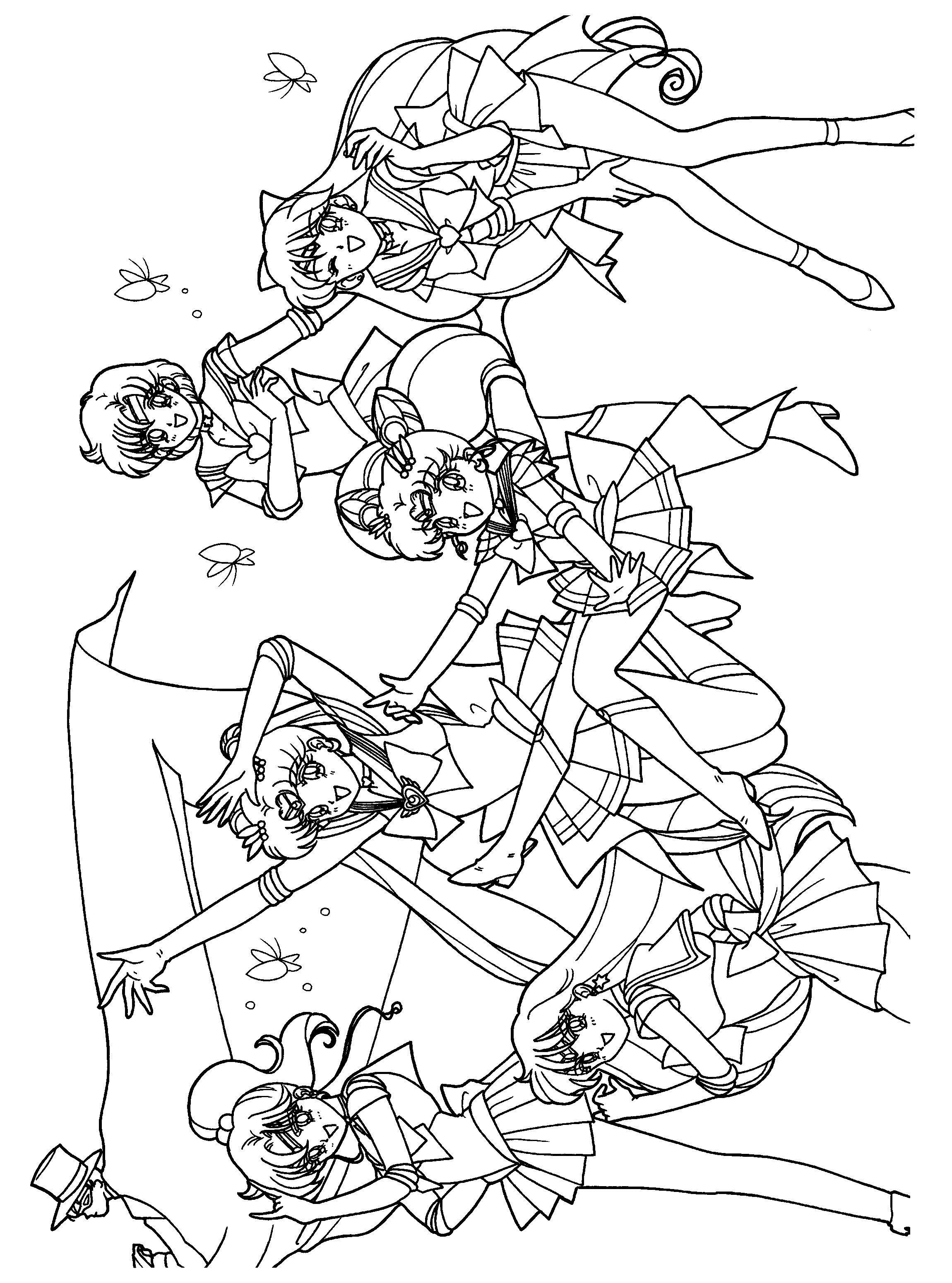 sailor moon poster coloring pages - photo #30