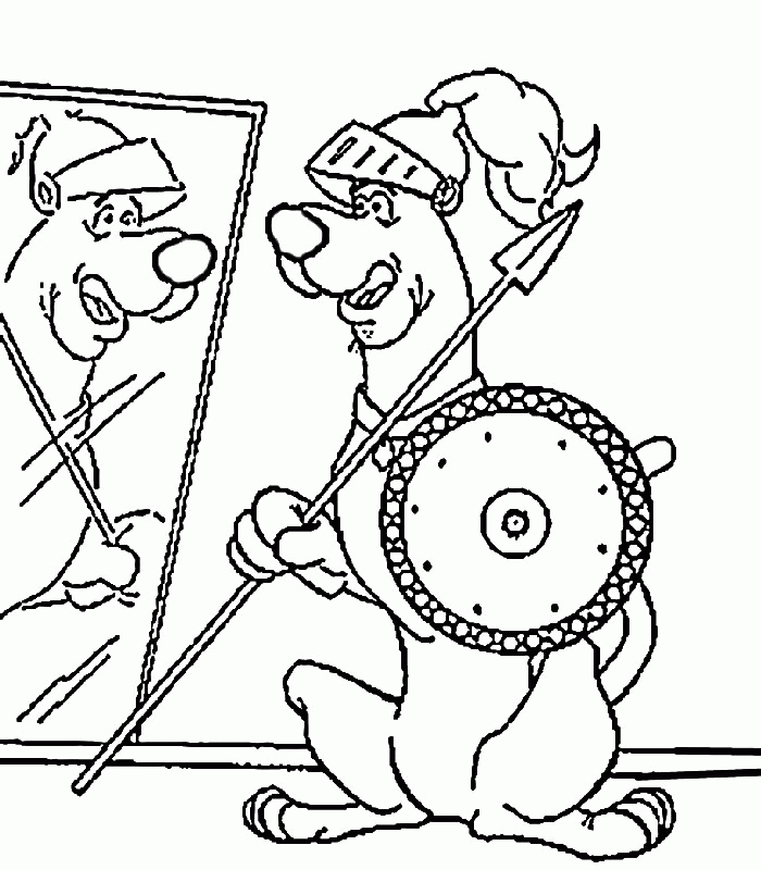 a pup scooby doo coloring pages - photo #46