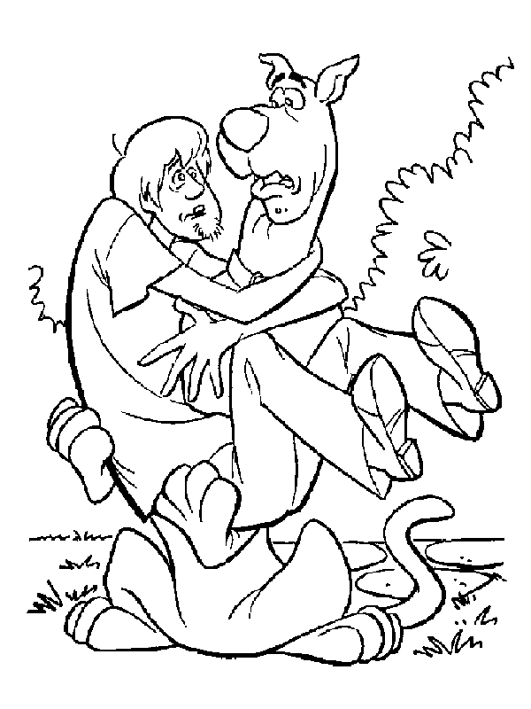 scooby doo halloween coloring pages - photo #24