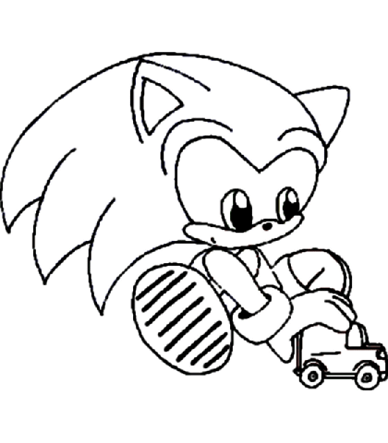 yellow sonic printable coloring pages - photo #23