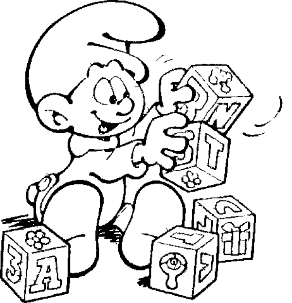hackus smurf coloring pages - photo #34