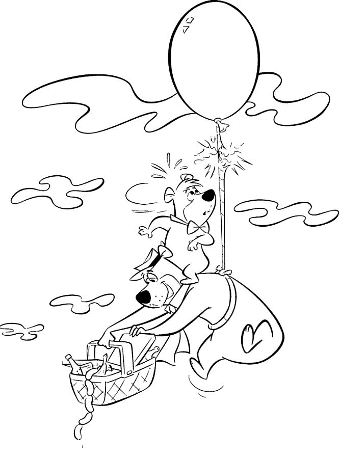 yogi coloring pages - photo #14