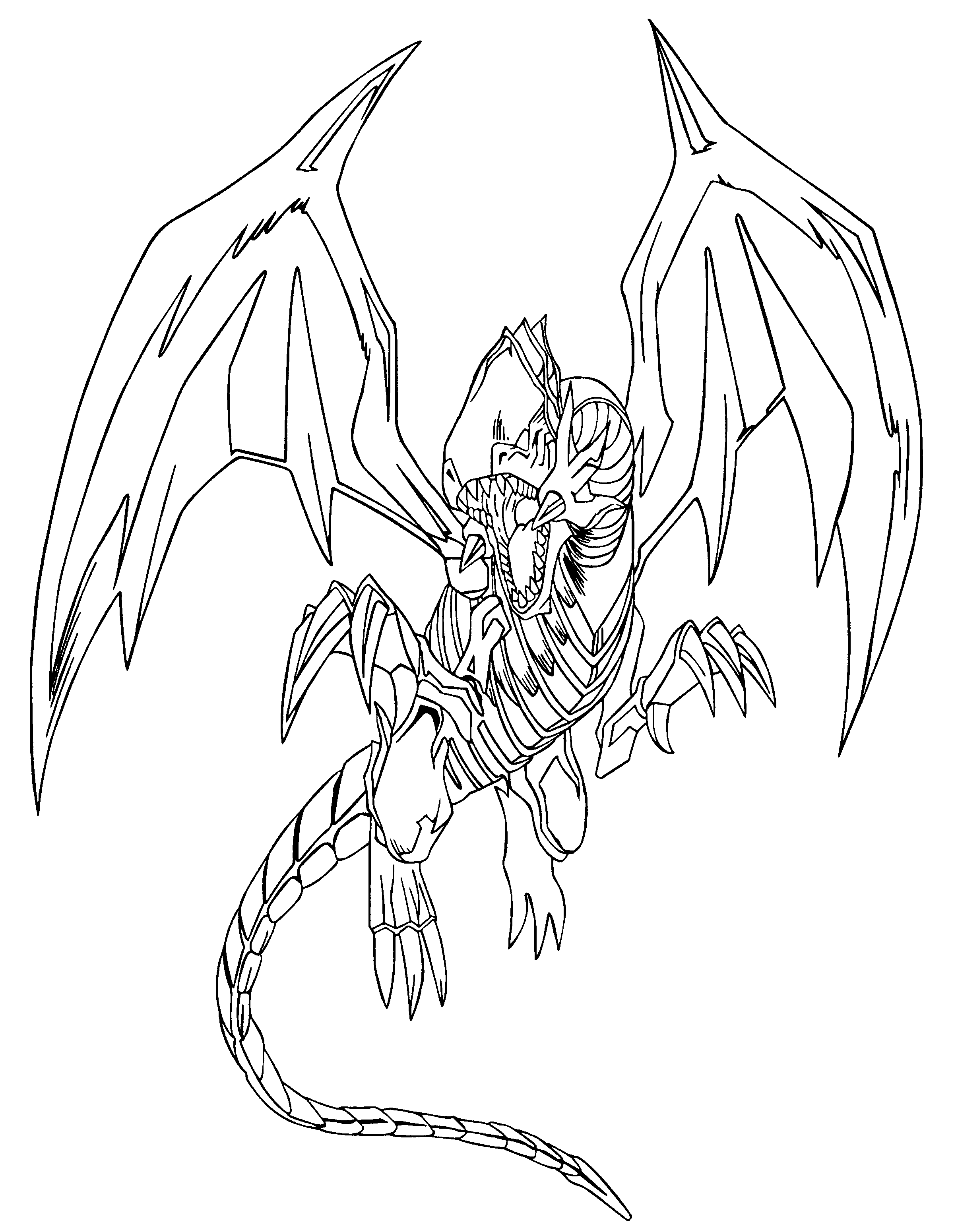 Coloriage Dragon Yu Gi Oh