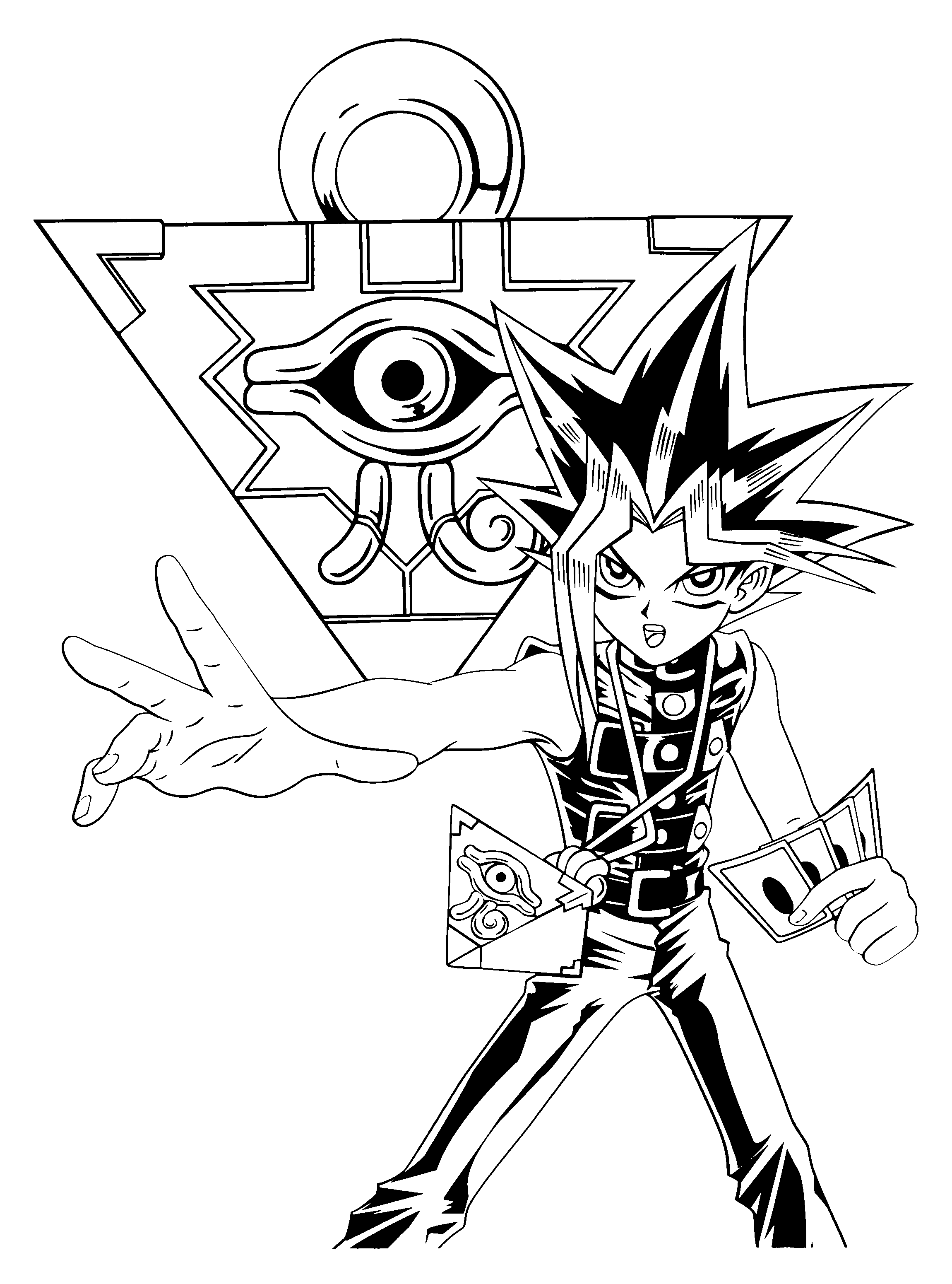 Yu Gi Oh Exodia Card Coloring Pages Coloring Pages 