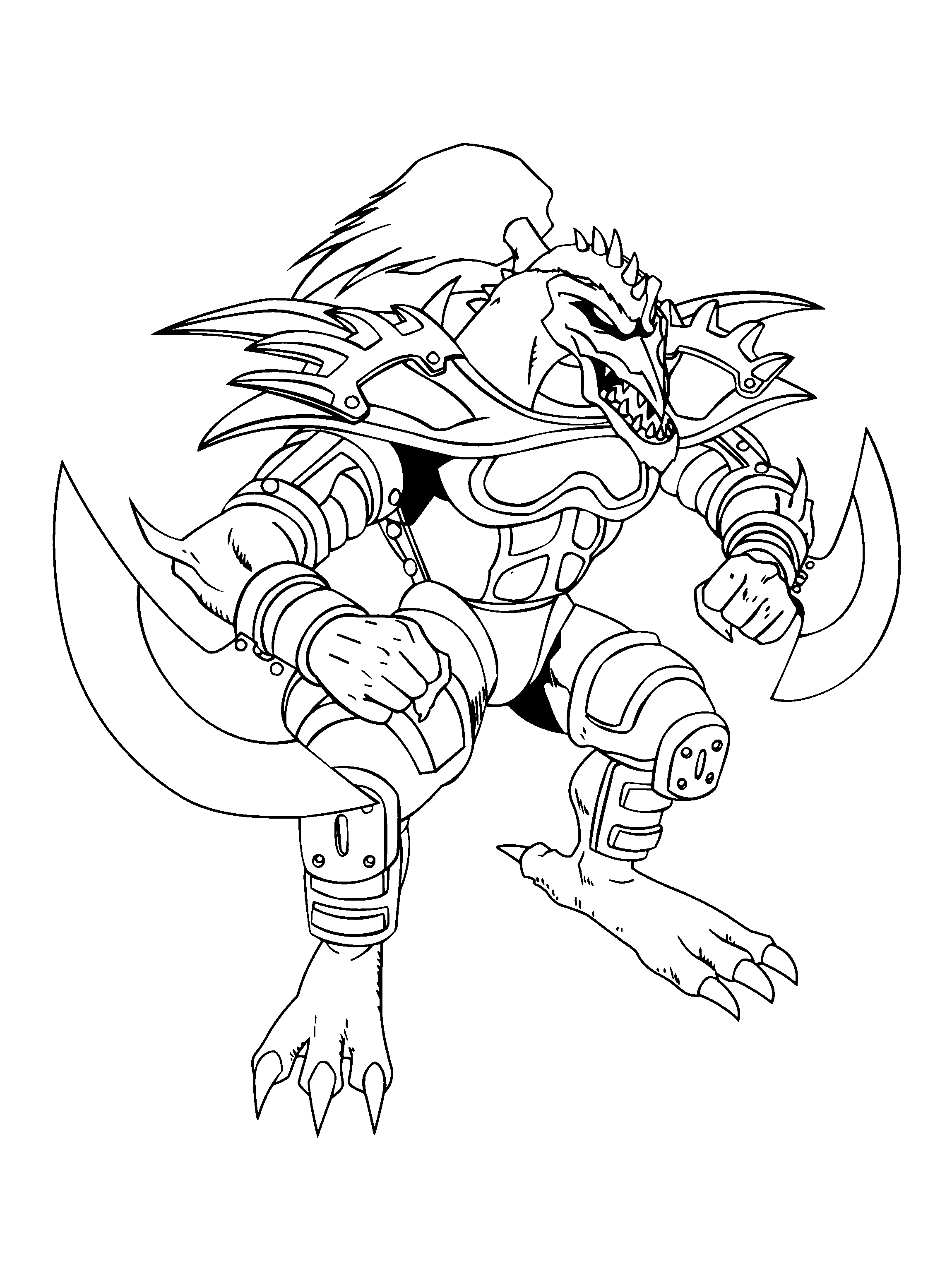 yugioh monsters coloring pages free - photo #18
