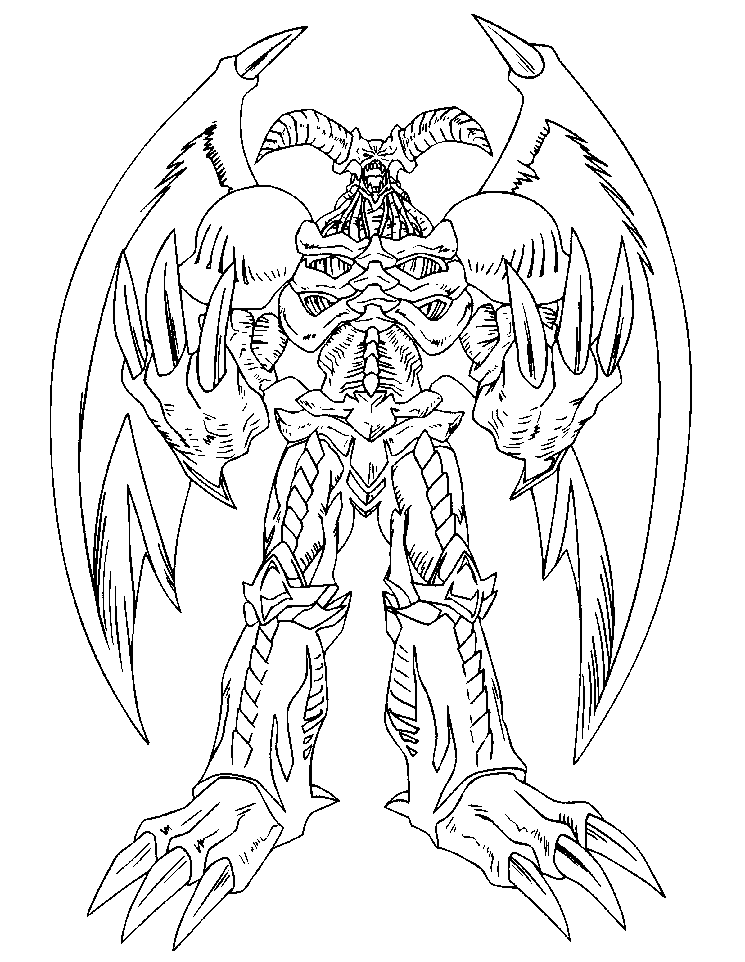 yugioh monsters coloring pages - photo #13