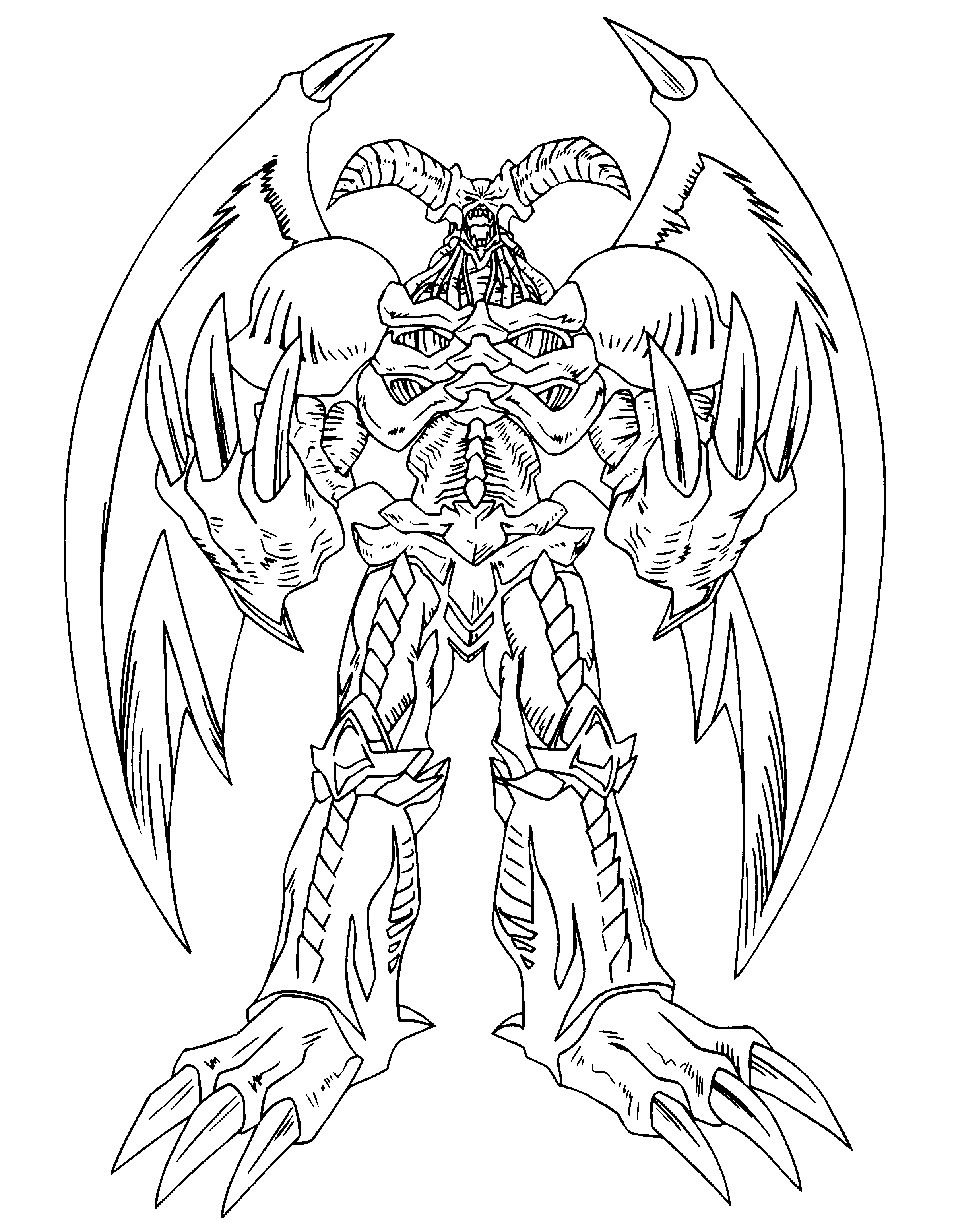 Yu Gi Oh Exodia Coloring Pages Coloring Pages 