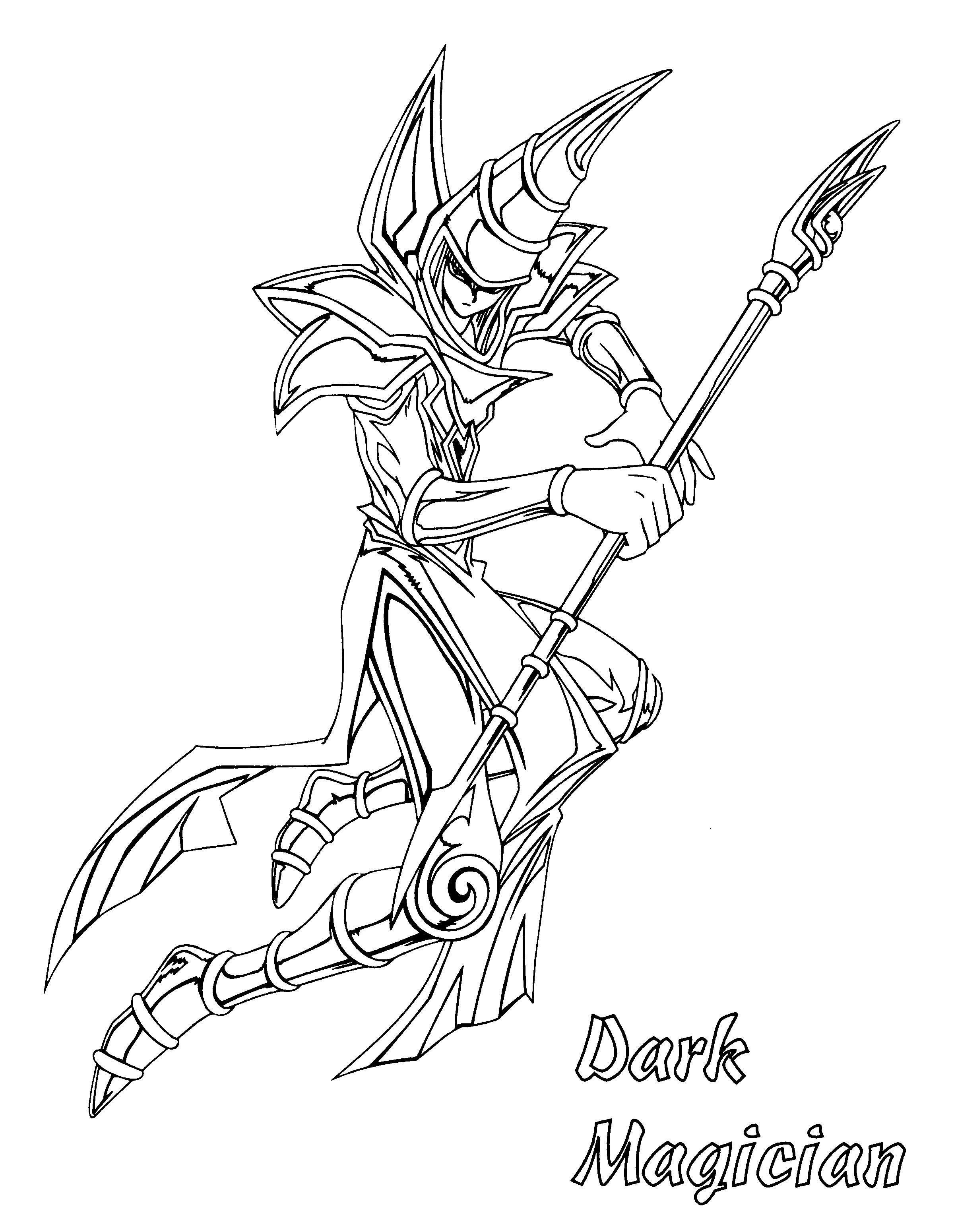 yugioh monsters coloring pages - photo #6
