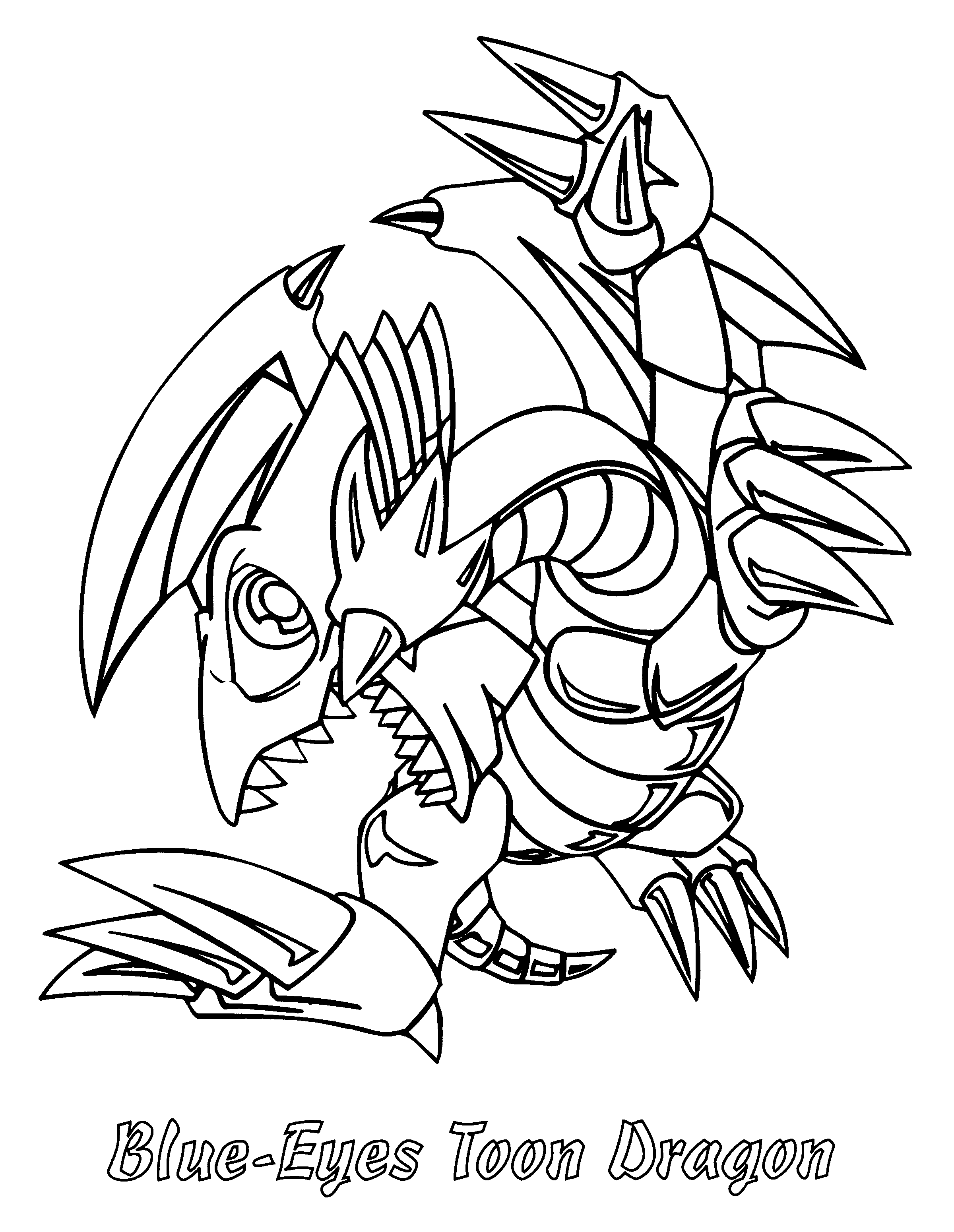 yugioh monsters coloring pages free - photo #30