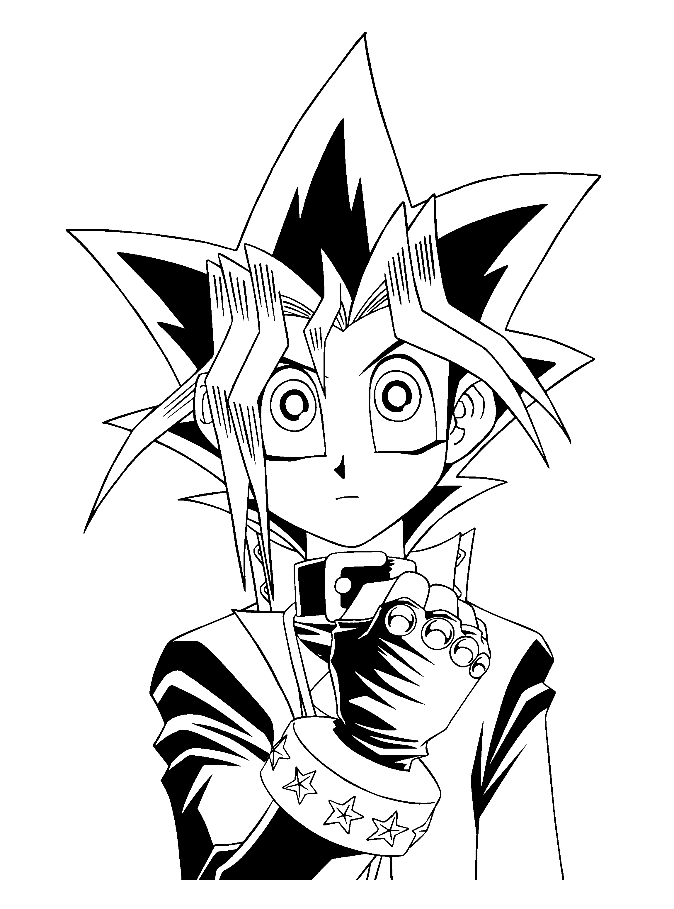 Yugi Coloring Pages Coloring Pages 