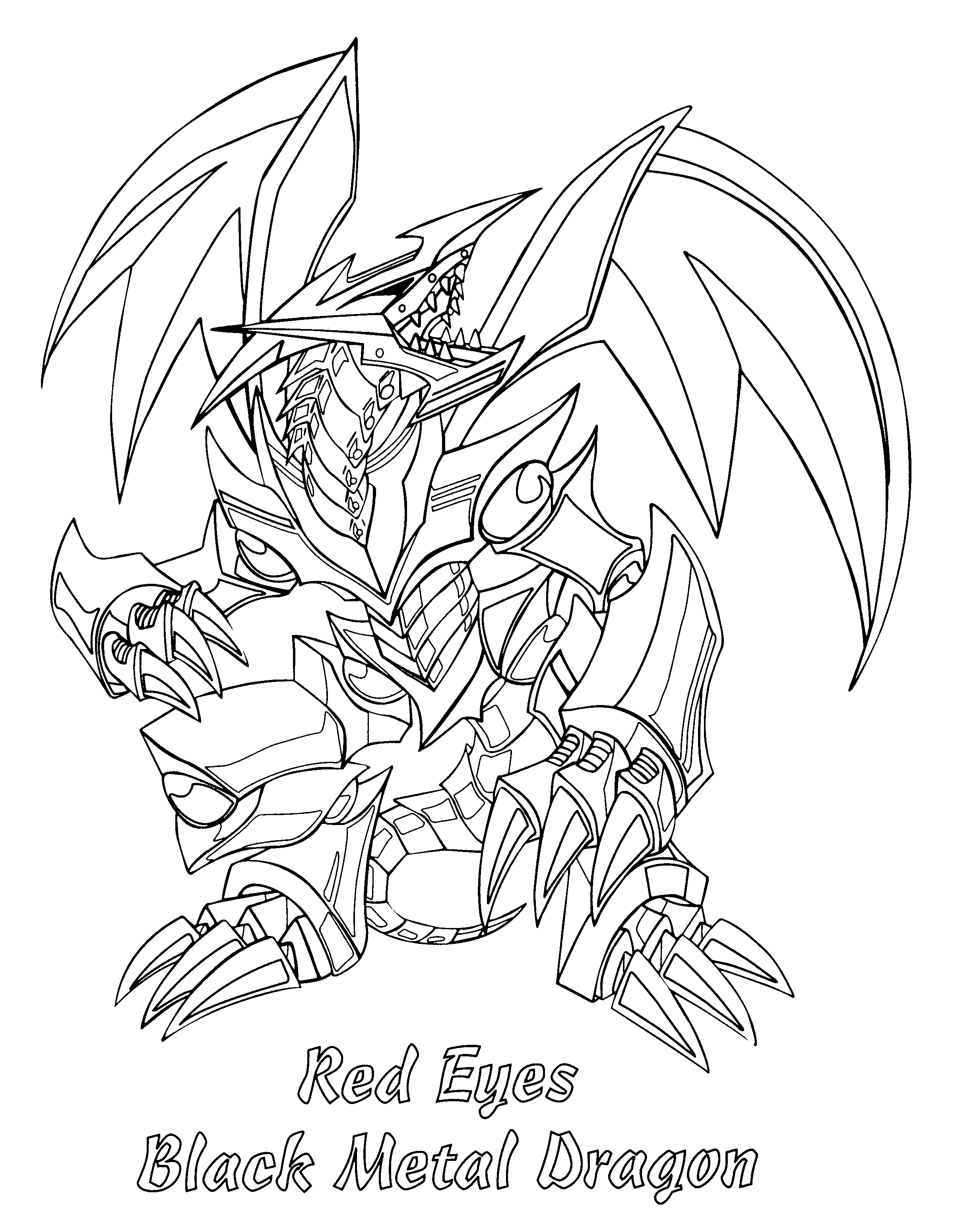 yugioh monsters coloring pages free - photo #20