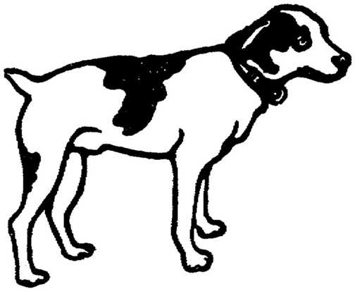 black and white dog clipart - photo #24