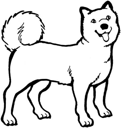 free clipart of dogs black and white - photo #17