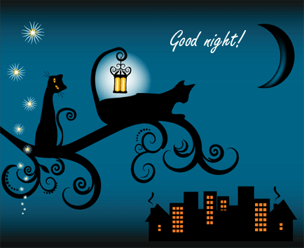 Good Night Glitter Gifs | PicGifs.com