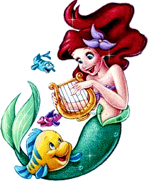 Ariel glitter graphics
