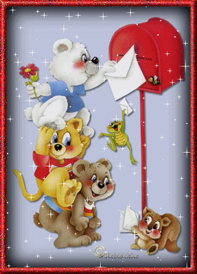 Bears glitter graphics