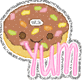 Donut glitter graphics