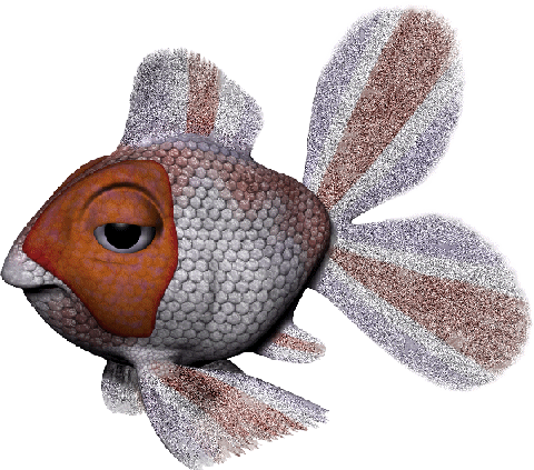 Fish glitter graphics