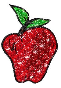 Fruit glitter graphics