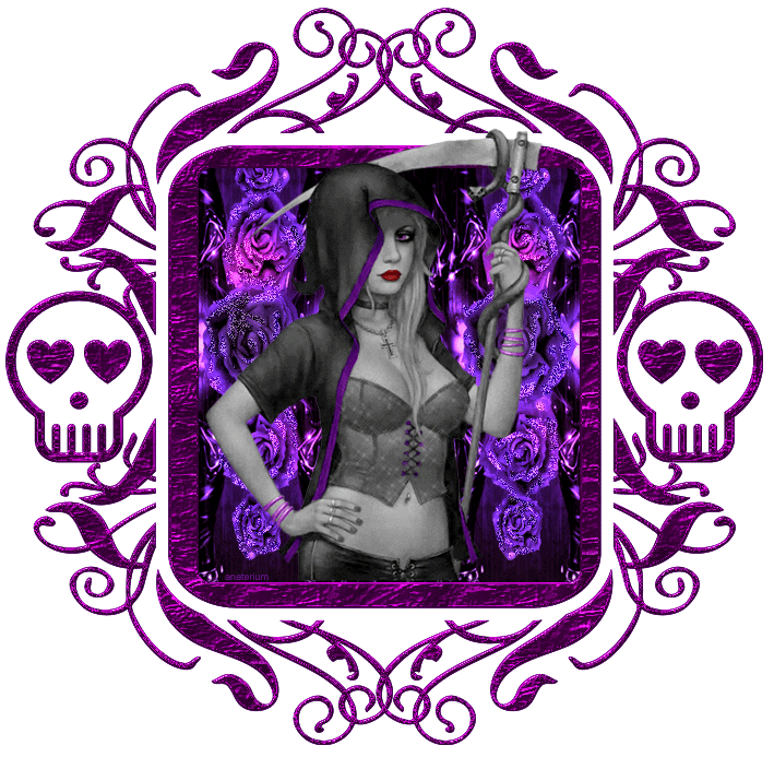 Gothic glitter graphics