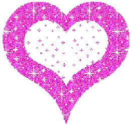 Hearts glitter graphics