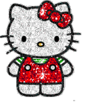 Hello kitty glitter graphics