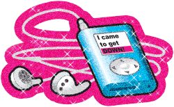 Ipod glitter graphics