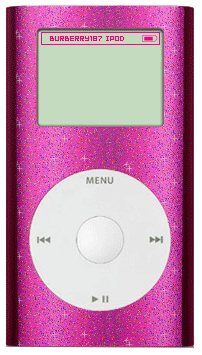 Ipod glitter graphics