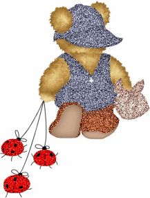 Ladybug glitter graphics
