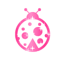 Ladybug glitter graphics