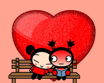 Pucca glitter graphics