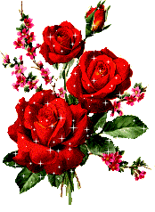 Roses glitter graphics