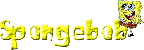 Spongebob glitter graphics