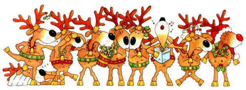 christmas reindeer clipart images - photo #33