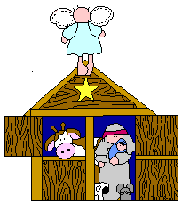 free clipart christmas stable - photo #26