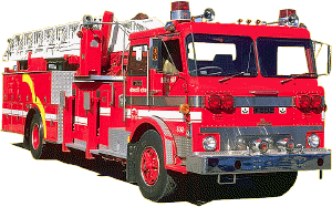 animated fire engine