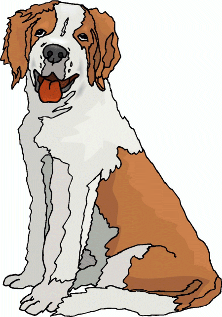 clipart st.bernard dog - photo #16