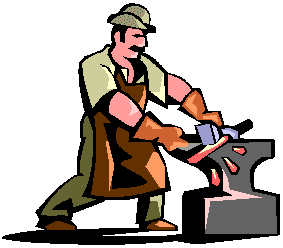 animated blacksmith