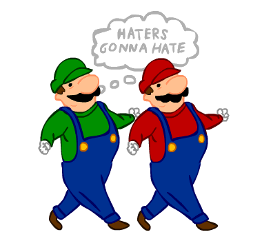 Image result for haters gonna hate animated gif