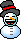 Snowman smileys