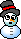 Snowman smileys