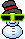 Snowman smileys