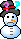 Snowman smileys