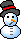 Snowman smileys