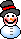 Snowman smileys