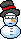 Snowman smileys