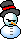 Snowman smileys