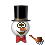 Snowman smileys